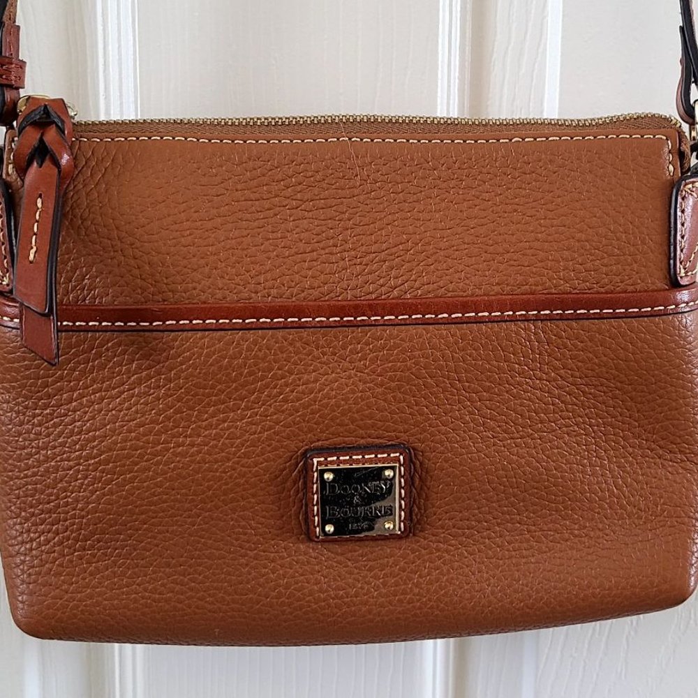 Dooney & Bourke Pebble Grain Ginger Crossbody